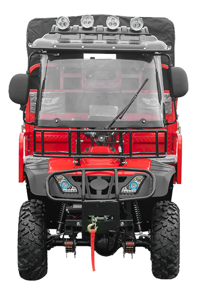 Moto carguero POWER ATV 350 de posición frontal