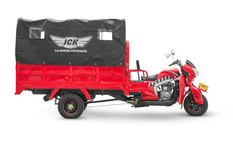 Moto carguero JCH 250A color rojo