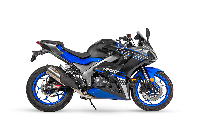 Moto Pistera SPORT 300 color azul