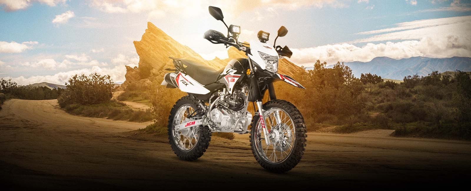 Moto Todo Terreno Fox 200 en la pista