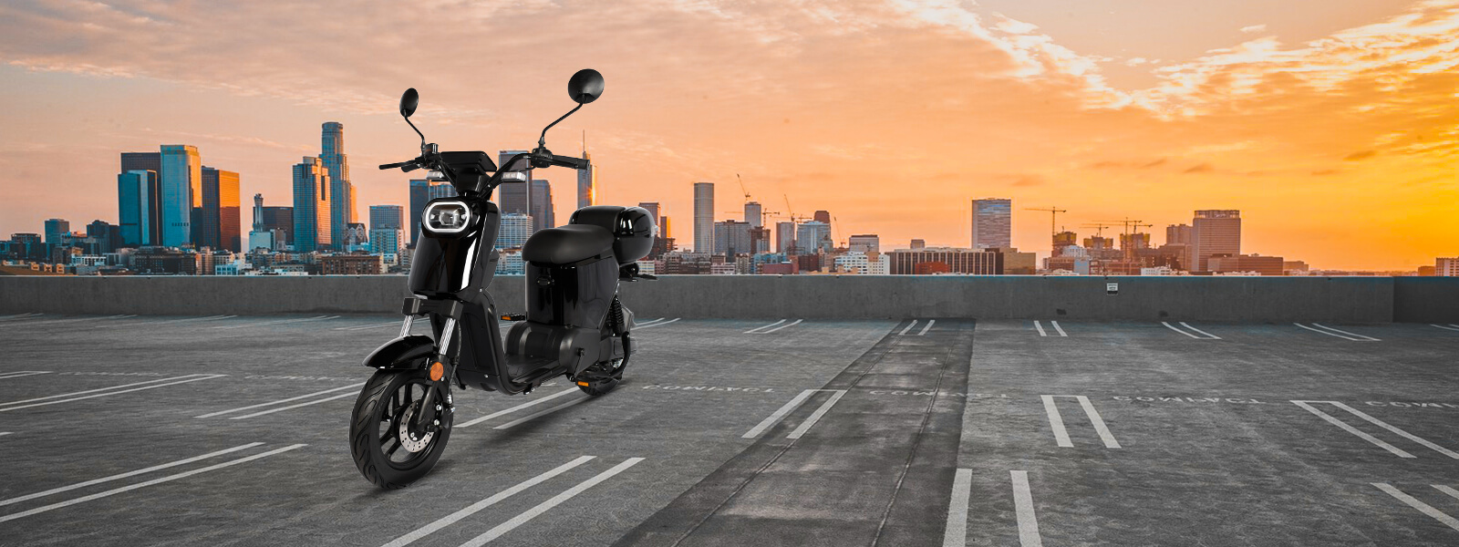 Moto electrica MY1 en la pista