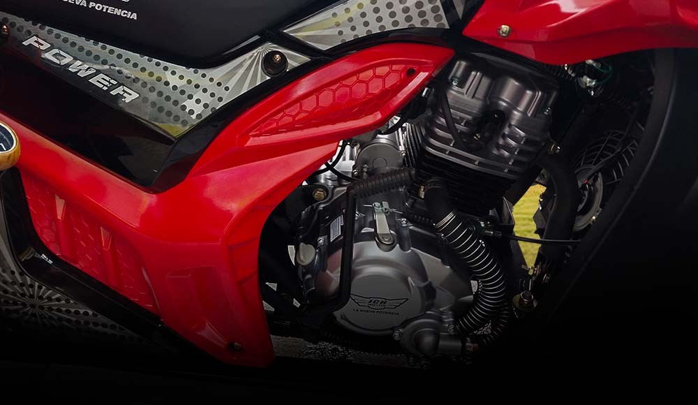 Moto carguero JCH 350 XL parte del motor