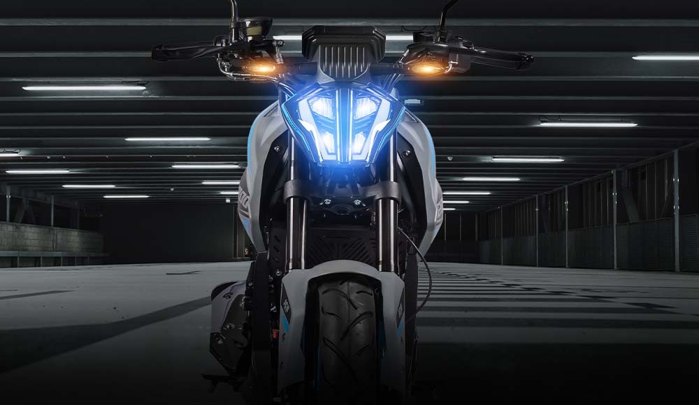 Moto Urbana NK 200 parte frontal