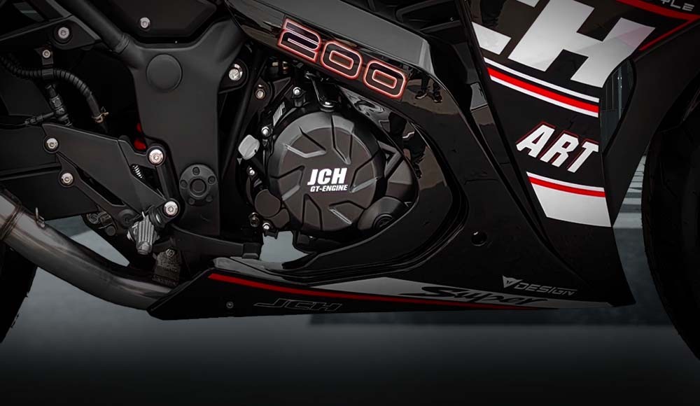 Moto pistera Ryder 200 motor