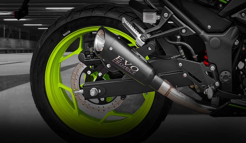 Moto pistera Ryder 200 posición posterior