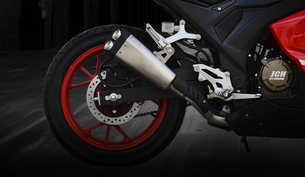 Moto Deportiva SPORT 4V parte posterior