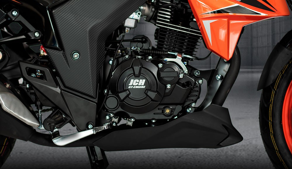 Moto pistera WOLF 250 parte del motor