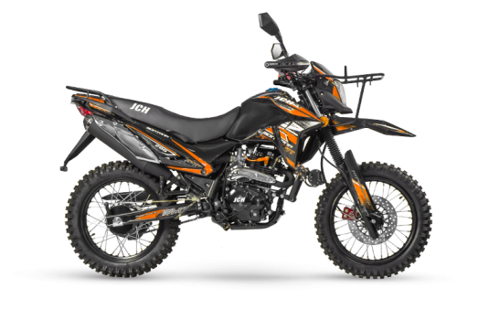 Moto todo terreno MONTANA 200 naranja con negro